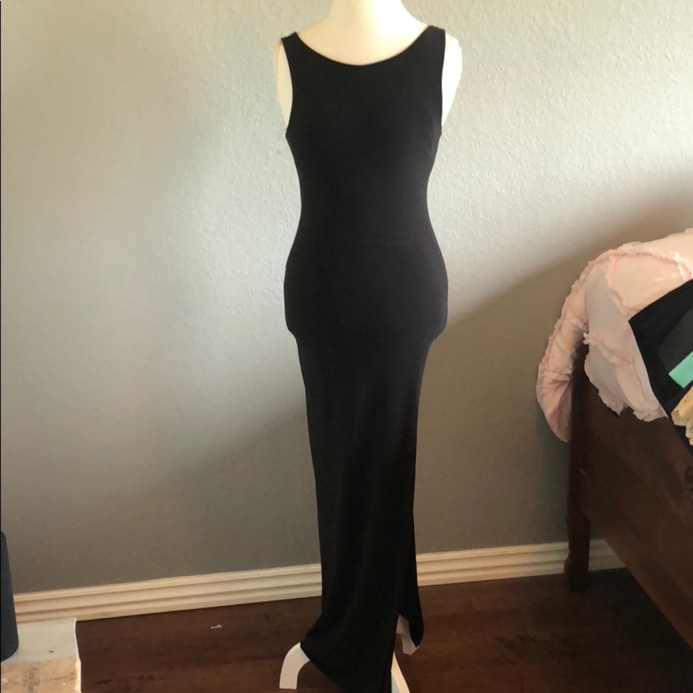 Black long dress